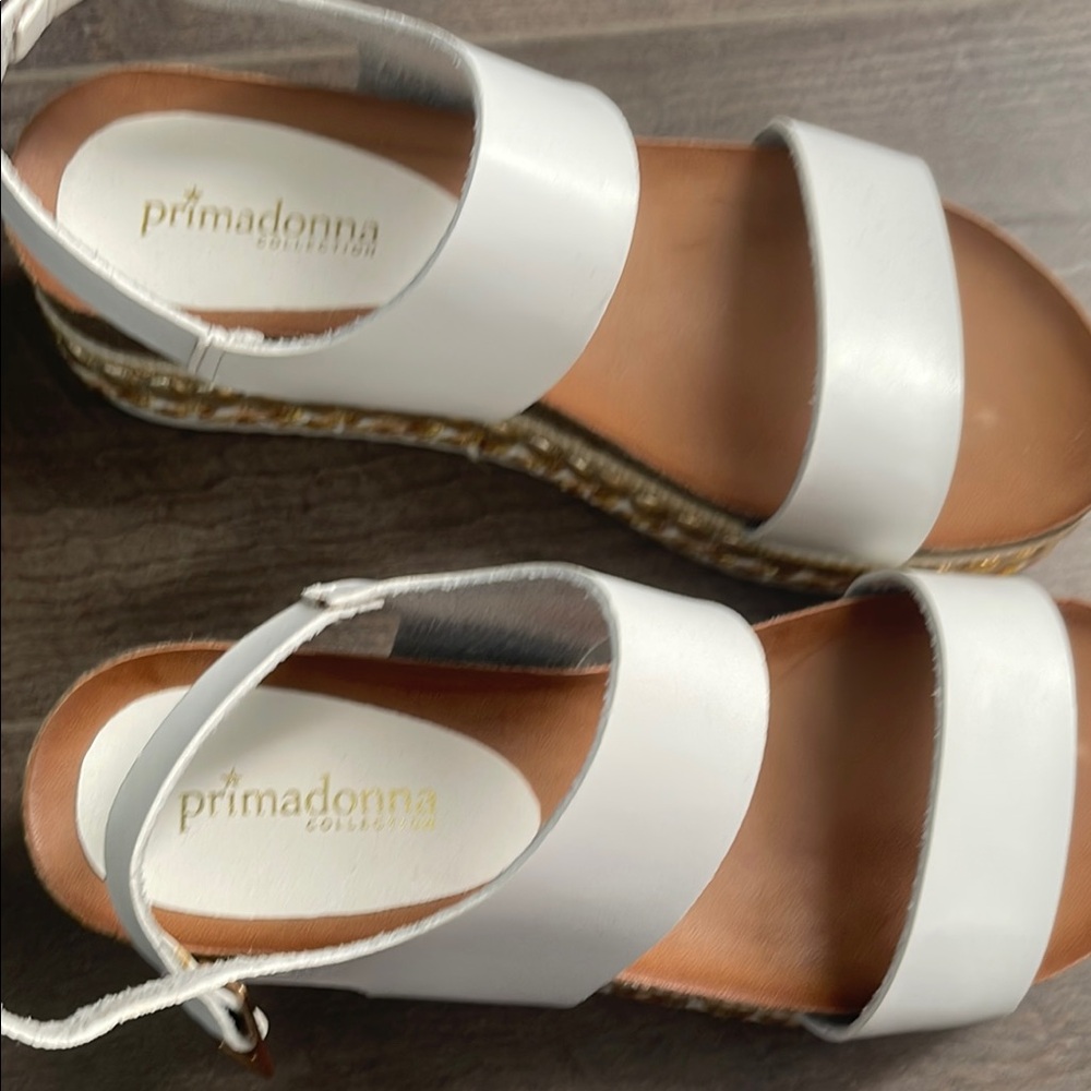 Prima Donna White Women's Sandals